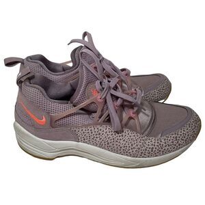 Nike Air Huarache Purple Patterned Athletic Sneakers